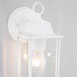 Уличный настенный cветильник Elektrostandard 1008D Brick белый 4690389106767