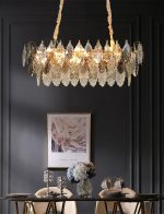 Подвесная люстра Delight Collection D8011P/L-800 gold/smoky