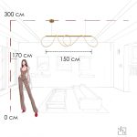 Подвесной светильник Loft IT Thread 10388P/B Brass