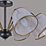 Люстра на штанге Illumico IL0344-8CSQ-79 BK AB