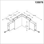 Коннектор угловой Novotech ITER 135078