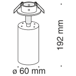 Встраиваемый спот Maytoni Focus C018CL-01W