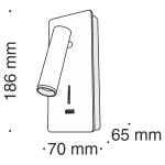 Бра Maytoni Mirax C041WL-L3B3K