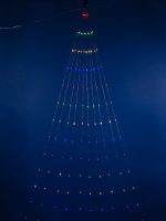 Уличная светодиодная гирлянда (UL-00007284) Uniel Лучи росы 220V  разноцветный ULD-E0200-200/STA Multi IP44