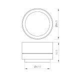 Насадка с изменяемым углом Arlight LGD-ZOOMLENS-R85 046754