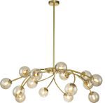 Люстра на штанге Indigo Intero 11024/15R Gold V000226