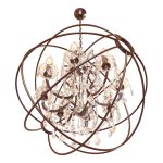 Подвесная люстра LOFT IT Foucaults orb crystal Loft1897/8