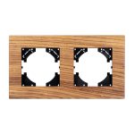 Рамка на 2 поста из натурального дерева Arlight FRM-XSILO-WD-2-SNL 051273