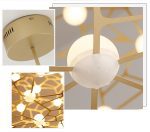 Подвесная люстра DeLight Collection 9922P/S gold