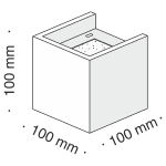 Настенный светодиодный светильник Maytoni Parma C155-WL-02-3W-W