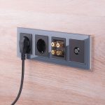 ТВ-розетка Werkel оконечная черный матовый W1183008 4690389157028