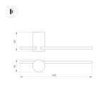 Настенный светильник Arlight SP-Vinci-S600x55-7W Warm3000 034171