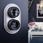 Переключатель Werkel одноклавишный Retro черный W5612008 4690389166716