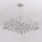 Подвесная люстра Delight Collection P7838-W80 chrome