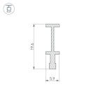 Держатель Arlight FOLED-RAIL-2000 025232