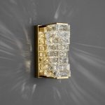 Настенный светильник DeLight Collection Glissando 6005W/S gold/clear