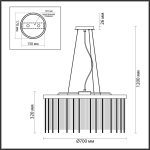 Подвесная люстра Odeon Light YORK 4788/10