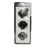 Рамка трехместная Stekker GFR00-7003-01M Катрин 49596