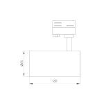 Трековый трехфазный светильник Arlight LGD-CALIPSO-4TR-R85-10W Day4000-MIX 046736