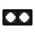 Рамка на 2 поста алюминиевая Arlight FRM-AKIRY-SFAL-2-BK 049738