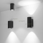 Уличный настенный светодиодный светильник Arlight LGD-Forma-Wall-R90-12W Warm3000 029976