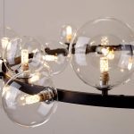 Подвесной светильник Delight Collection Art Deco Bubble 771120 (KM1294P-15 black/clear)