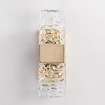 Настенный светильник DeLight Collection Wall lamp 88068W gold/clear