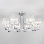 Потолочная люстра Eurosvet Alegria 60125/8 хром Smart (60114/8)