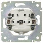 Розетка 2К+3 Legrand Valena 16A 250V с/з со шторками безвинтовой зажим слоновая кость 774122