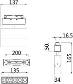 Трековый светильник Maytoni Track lamps TR015-2-10W4K-B