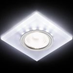 Встраиваемый светодиодный светильник Ambrella Light Led S215 W/CH/WH