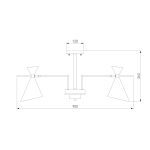 Люстра на штанге Eurosvet 70114/8 белый