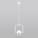 Подвесной светодиодный светильник Eurosvet Oskar 50165/1 LED белый/серебро