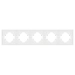 Рамка пластиковая на 5 постов Arlight FRM-TENDO-SFPL-5-WH 054660