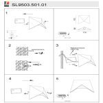 Уличный настенный светильник ST Luce Canneto SL9503.501.01