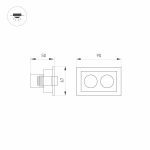 Встраиваемый светодиодный светильник Arlight MS-Orient-Built-Turn-TC-S67x90-5W Day4000 032232