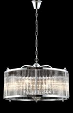 Подвесная люстра Crystal Lux Tadeo TADEO SP6 D600 CHROME/TRANSPARENTE