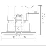 Встраиваемый светильник Lucide BINKY LED 22973/06/99