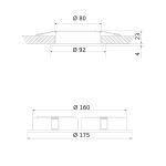 Встраиваемый светильник Elektrostandard 1091/2 MR16 белый 4690389148521