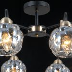 Люстра на штанге Illumico IL0447-8CSQ-79 BK