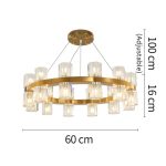 Подвесная люстра Delight Collection Arcachon 8530P/D610 gold