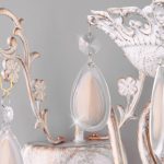 Бра Eurosvet 10009/1 золото с белым