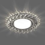 Встраиваемый светодиодный светильник Ambrella Light GX53 LED G214 CH/WH