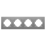 Рамка на 4 поста пластиковая Arlight FRM-PERIO-PL-4-GR 049760