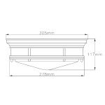 Потолочный светильник Hinkley Hadrian QN-HADRIAN-FS-CM-CLEAR