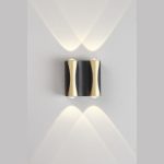 Уличный настенный светильник Crystal Lux CLT 022W2 BL-GO 4000K