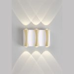 Уличный настенный светильник Crystal Lux CLT 022W3 WH-GO 4000K