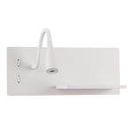 Настенный светильник Crystal Lux CLT 217W Qi+USB WH