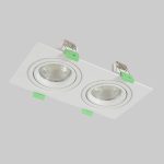 Встраиваемый светильник Crystal Lux CLT 002C2 WH V2