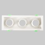 Встраиваемый светильник Crystal Lux CLT 069C3 WH